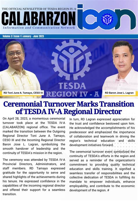 TESDA CALABARZON .
